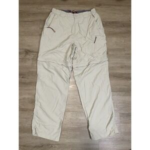 Simms Fishing Convertible Pants Mens Sz M Medium Beige Core Sphere Cargo Outdoor